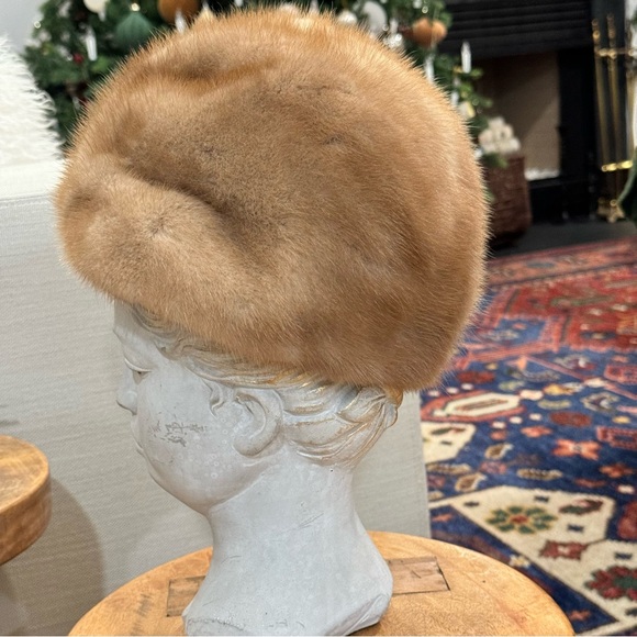 Mint Canadian Pastel Mink Fur Hat Cap Women Woman - Picture 5 of 12